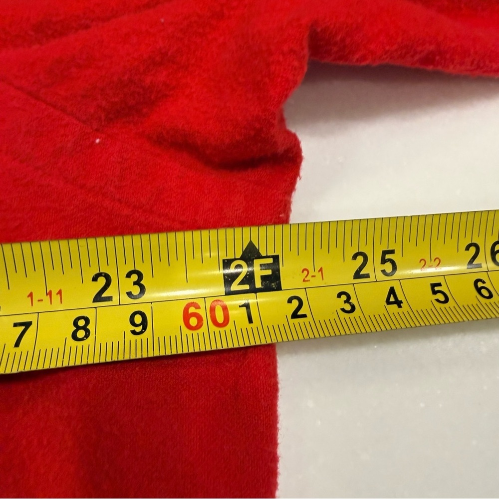 Ralph Lauren Red Button-Down Oxford Shirt with Navy Pony - Picture 12 of 13